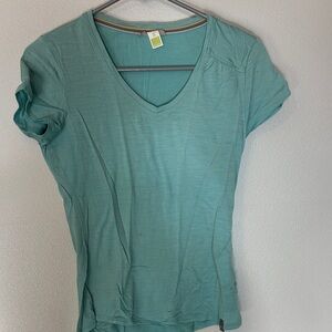 Smartwool Women's Teal V-Neck Top